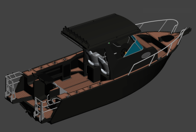 2024 All Star Center Cabin (walkaround) with Fishing Cage