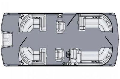 2025 Harris 230 Cruiser Tri Toon