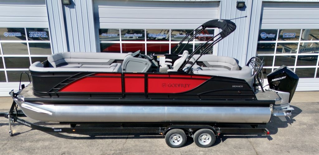 2025 Godfrey Monaco 255 SB iMPACT + Package (29 in. Center Tube) - For Sale at Osage Beach, MO 65065 - ID 579034