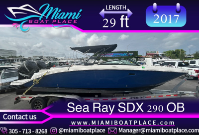 2017 Sea Ray SDX 290 OB