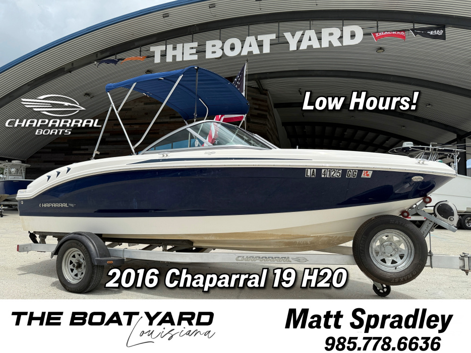 2016 Chaparral 19 H2O Sport - For Sale at Marrero, LA 70072 - ID 588525