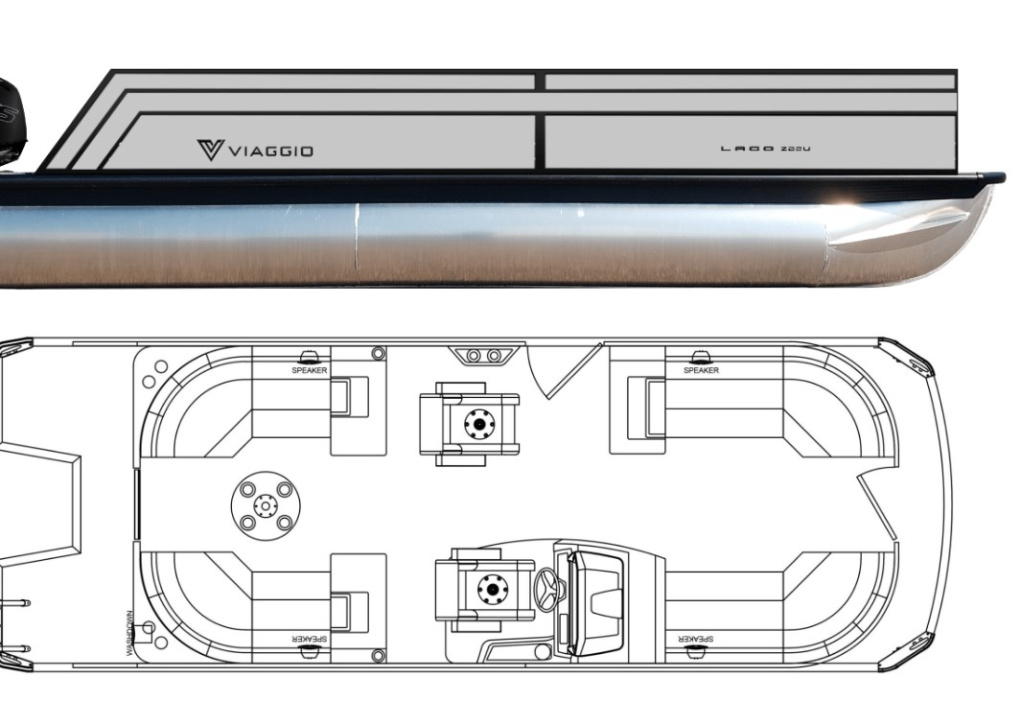 2026 Viaggio LAGO Z 22U TRITOON - For Sale at La Porte, IN 46350 - ID 588132