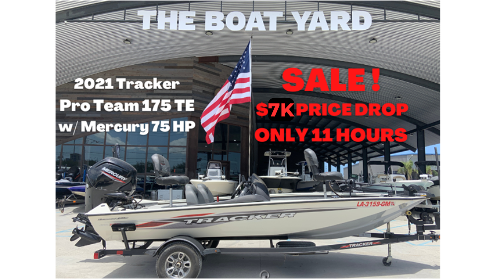 2021 Tracker Pro Team 175 TXW Tournament Edition - For Sale at Marrero, LA 70072 - ID 483168