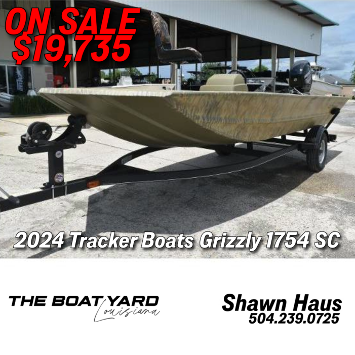 2024 Tracker Grizzly 1754 SC - For Sale at Marrero, LA 70072 - ID 549477
