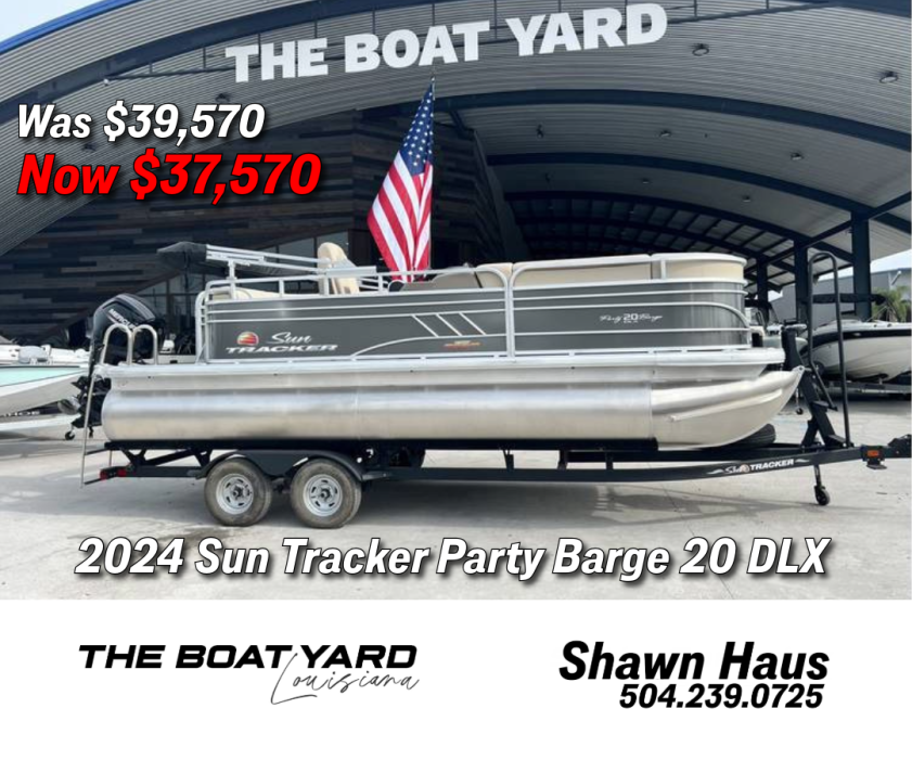 2024 Sun Tracker Fishin' Barge 20 DLX - For Sale at Marrero, LA 70072 - ID 528299