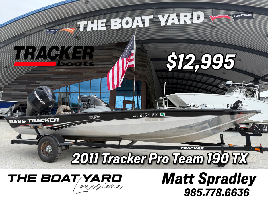 2011 Tracker Pro Team 190 TX - For Sale at Marrero, LA 70072 - ID 590863
