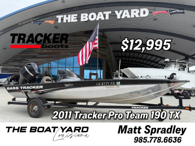 2011 Tracker Pro Team 190 TX