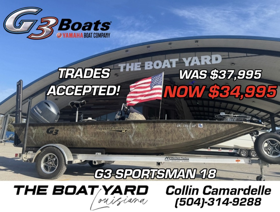 2018 G3 Boats Sportsman 18 Camo - For Sale at Marrero, LA 70072 - ID 571367