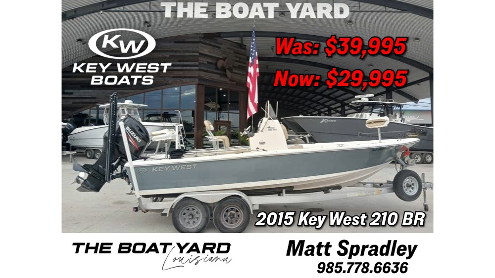 2015 Key West 210 Bay Reef - For Sale at Marrero, LA 70072 - ID 566077