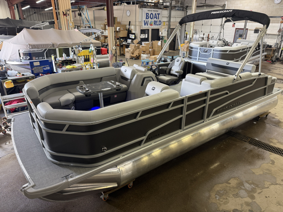 2025 Princecraft Vectra 23 RL Swingback Lounge Pontoon & Mercury 4-Stroke EFI - For Sale at Cedar, MN 55011 - ID 592664