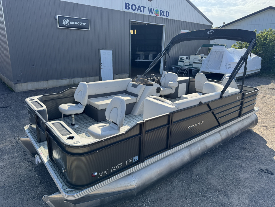 2017 Crest 200 Pontoon with 115HP Yamaha Fourstroke EFI - For Sale at Cedar, MN 55011 - ID 593887
