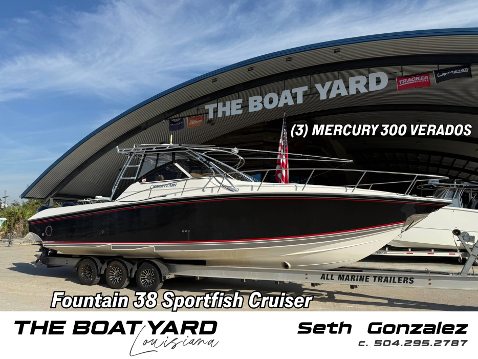2008 Fountain 38 Sportfish Cruiser Outboard - For Sale at Marrero, LA 70072 - ID 594162