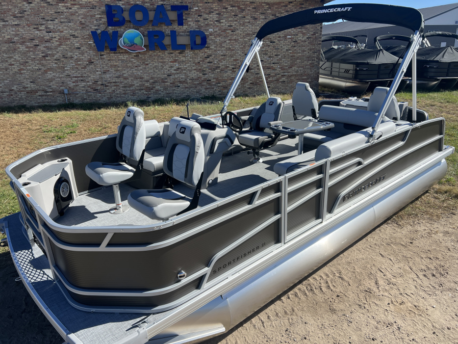 2026 Princecraft 21 Sportfisher 4-S Quad Fish Pontoon & Mercury 4-Stroke EFI - For Sale at Cedar, MN 55011 - ID 594412