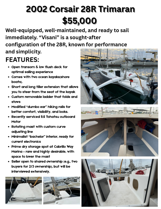 2002 Corsair F-28R - For Sale at San Pedro, CA 90731 - ID 594612