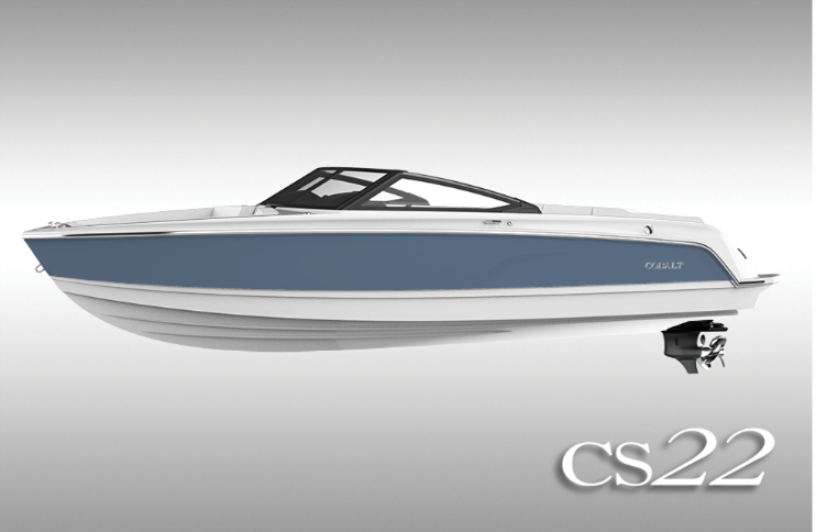 2016-2023 Cobalt CS22 (CS1)  Mooring Cover (No Tower, No Bimini)
