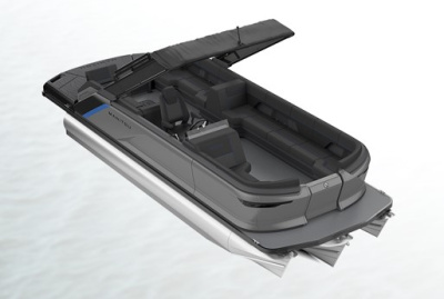 2025 Manitou Explore 22 Max Bench Pontoon Boat