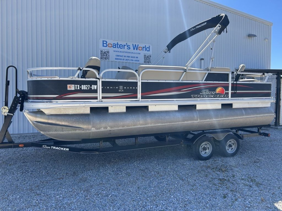 2013 Sun Tracker Fishin' Barge 22 DLX - For Sale at Grand Prairie, TX 75052 - ID 596273
