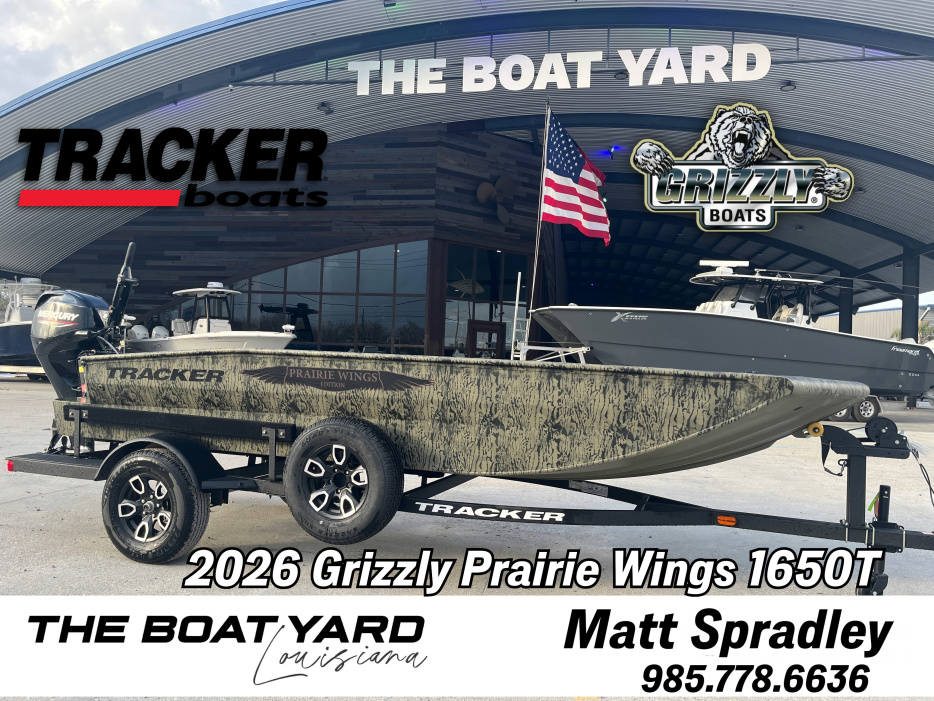 2026 Tracker Grizzly 1650T Prairie Wings Edition - For Sale at Marrero, LA 70072 - ID 570409
