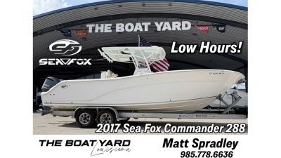 2018 Sea Fox 288 Commander