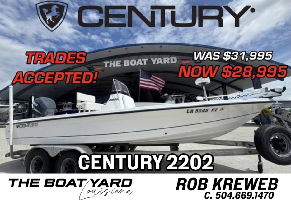 2008 Century Inshore 2202 - For Sale at Marrero, LA 70072 - ID 586552