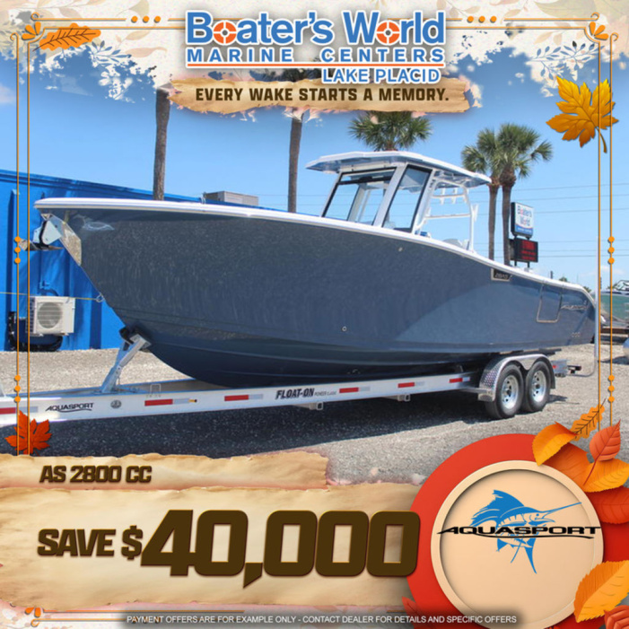 2025 Aquasport AS 2800 CC - For Sale at Lake Placid, FL 33852 - ID 574244