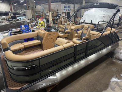 2026 Bentley Elite 223 Admiral Quad Lounge Tritoon & Honda 200HP 4-Stroke EFI