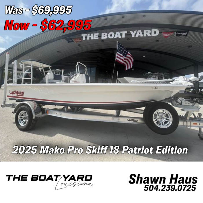 2025 Mako Pro Skiff 18 Patriot Edition - For Sale at Marrero, LA 70072 - ID 579098