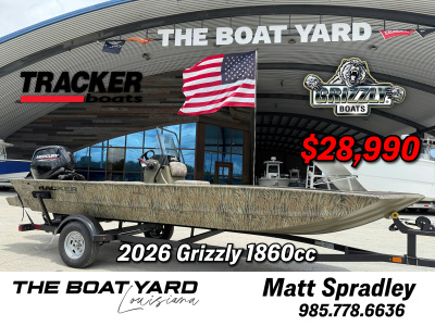 2026 Tracker Grizzly 1860cc