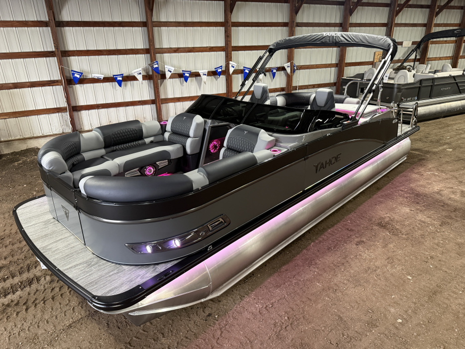 2026 Tahoe Cascade 2385 Elite Windshield Tritoon & Honda 4-Stroke EFI - For Sale at Cedar, MN 55011 - ID 598717