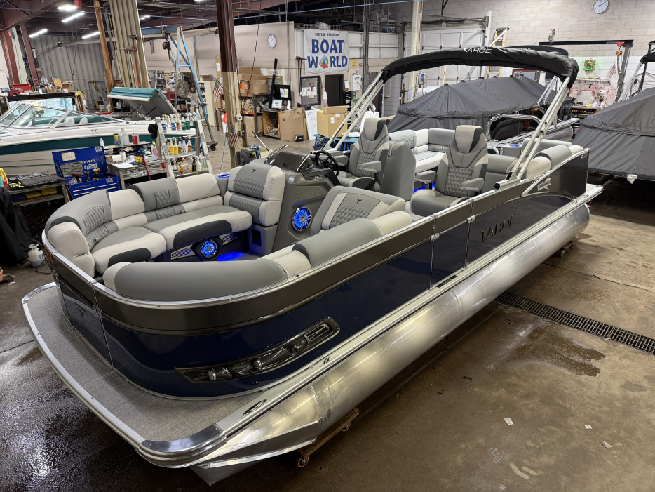2025 Tahoe Cascade 2385 Quad Lounge Tritoon & Honda 4-Stroke EFI - For Sale at Cedar, MN 55011 - ID 598803