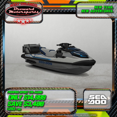 2025 Sea Doo FishPro™ Sport 170 BRP Premium Audio, iDF, iBR