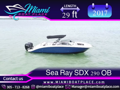 2017 Sea Ray SDX 290 OB