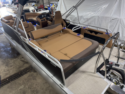 2026 Tahoe LTZ 2385 Swingback (VRB) Tritoon & Honda 4-Stroke EFI