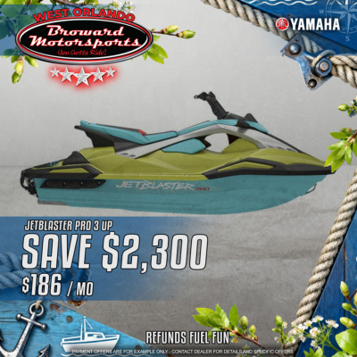 2025 Yamaha Jetblaster PRO 3-Up
