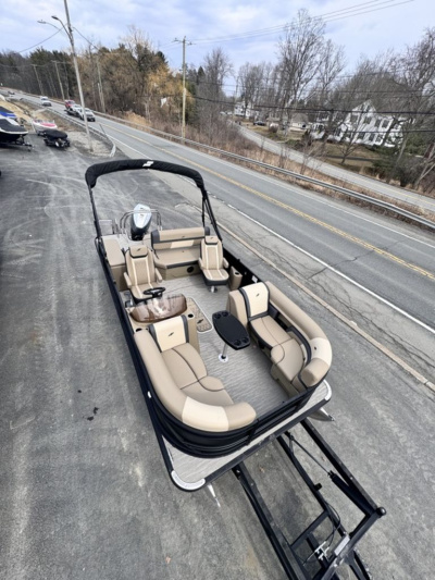 2026 Starcraft EXS 1 Q DH Tri-Toon Includes 140hp and Trailer