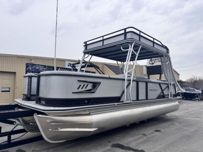 2026 Crest Caribbean 250 Double-Decker Tri-Toon w/250hp, Trailer