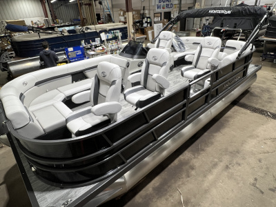 2026 Montego 8522 Quad Lounge BR DL Deluxe Pontoon & Honda 4-Stroke EFI