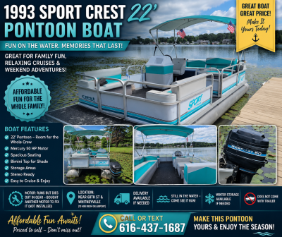 2000 Premier Pontoon Boat