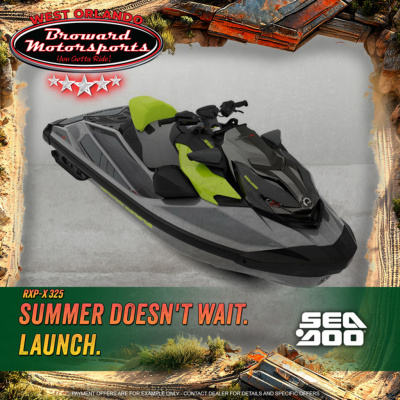 2026 Sea Doo RXP-X™ 325 Tech, BRP Premium A, iBR Ice Metal / Manta Green