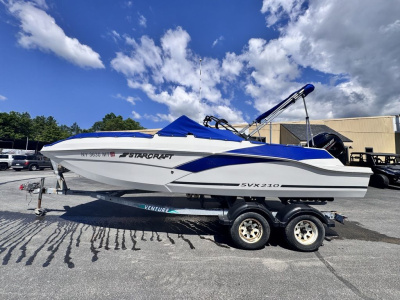 2022 Starcraft SVX210 21ft Deck Boat 150hp w/trailer
