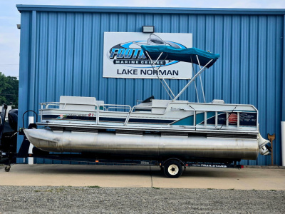 1998 Sun Tracker Fishin Barge 21