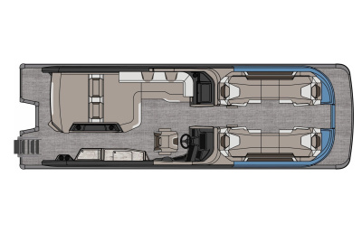 2026 Avalon Excalibur Versatile Rear Bench Windshield - 27'