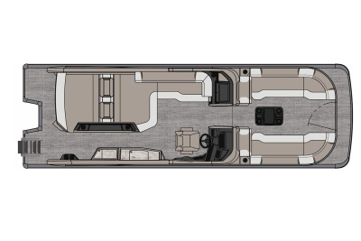 2026 Avalon Excalibur LTD Verstile Rear Bench Windshield - 27'