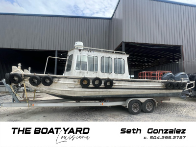2010 Custom Built Flat 28 Cabin Work Boat