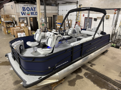 2027 Princecraft 21 Sportfisher 4-S Quad Fish Pontoon & Mercury 4-Stroke EFI