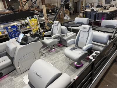 2027 Bentley Legacy 223 QSB Swingback Tritoon & Honda 4-Stroke EFI