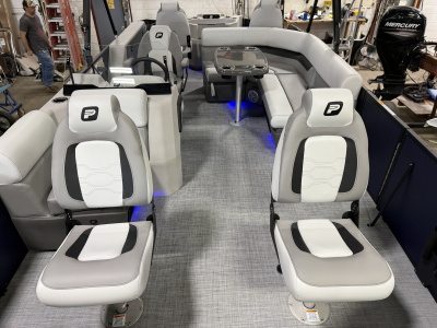2027 Princecraft 21 Sportfisher 4-S Quad Fish Pontoon & Mercury 4-Stroke EFI