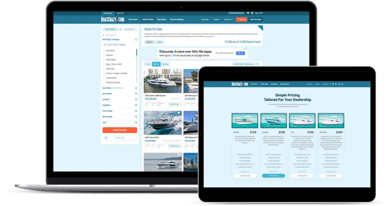 Boatcrazy.com Listings & Subscriptions