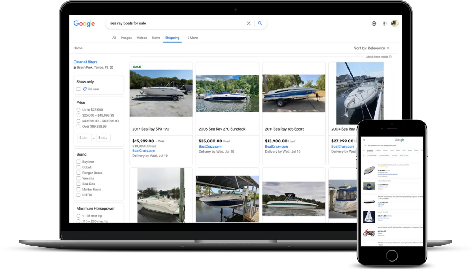 Google Merchant Services for Boat Dealers